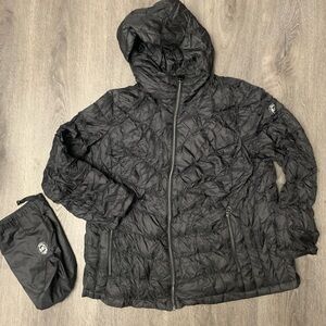 Michael Michael Kors Black Packable Down Puffer Coat Jacket Lightweight Size 1x